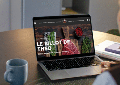 Le Billot de Théo – Site vitrine