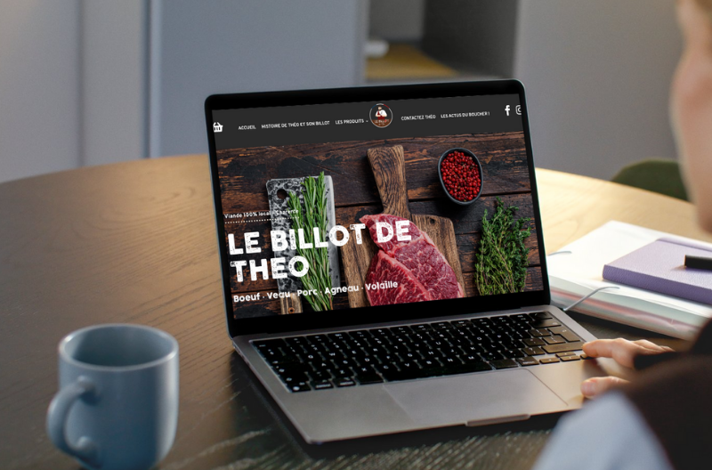Le billot de théo site vitrine