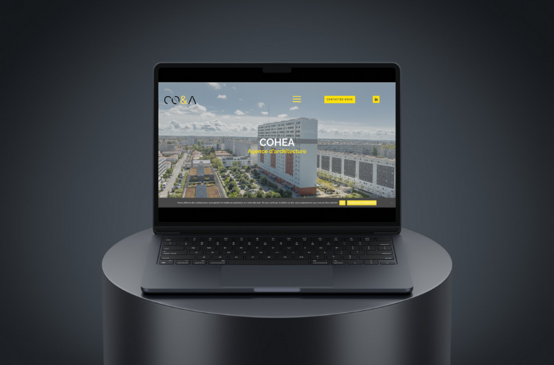 conception site vitrine agence architecture cohea
