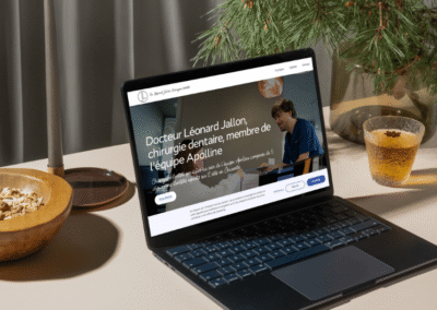 Dr Léonard Jallon chirurgien dentiste – Site vitrine one page