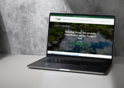 Entretien Étang – Site e-commerce
